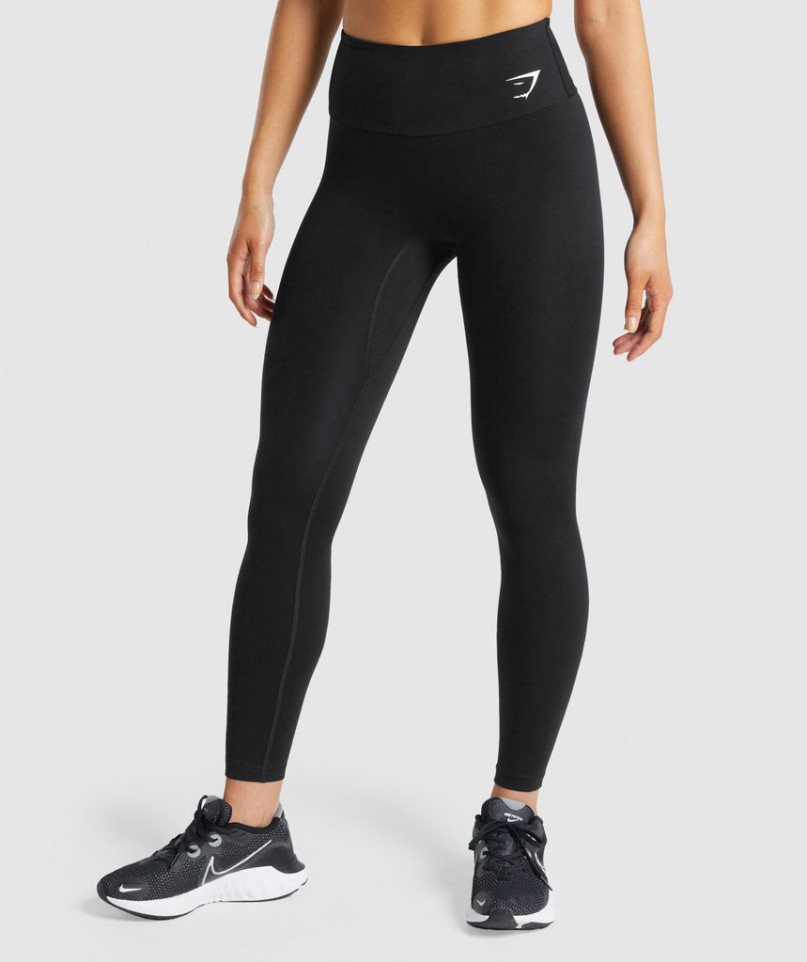 Women\'s Gymshark Training Leggings Black | CA 817NA5